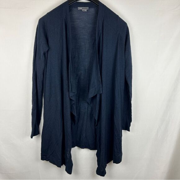 Vince Sweaters - Vince Navy light knit open cardigan size S wool cashmere blend